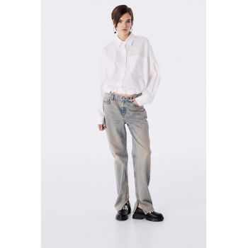 Camasa crop cu snur