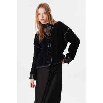 Cardigan cu model torsade