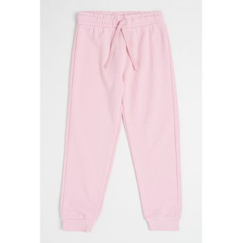 Pantaloni de trening din bumbac cu snur in talie