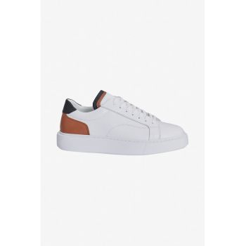 Pantaloni sport low-cut de piele