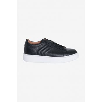 Pantofi sport low-cut din piele