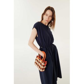 Rochie midi cu talie elastica