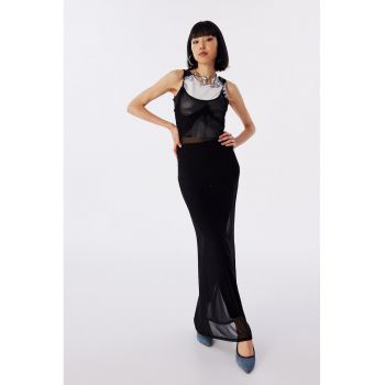 Rochie transparenta cu model 2 in 1