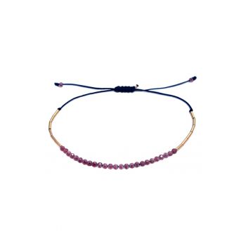 Bratara din aur filat de 14K/20 cu snur de ajustare