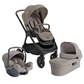 Carucior pentru copii multifunctional 3 in 1 Joie Finiti Signature Maple (Carucior Finiti + Landou Ramble XL + scoica i-Snug)