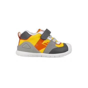 Pantofi copii baieti din piele naturala si textil  252121-B213