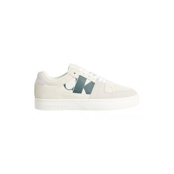 Pantofi sport din piele si piele intoarsa