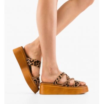 Papuci dama Kittum Animal Print