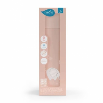 Termos din otel inoxidabil Nuvita English Rose cu 2 recipiente interne 400 ml