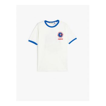 Tricou din bumbac cu imprimeu grafic pe partea din spate
