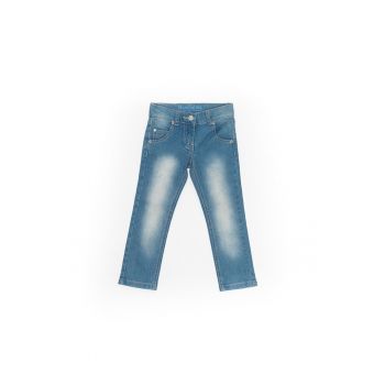 Blugi copii -  cu nasture - 42812 - Albastru -