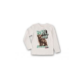 Bluza cu imprimeu baieti - Wolf - 15730
