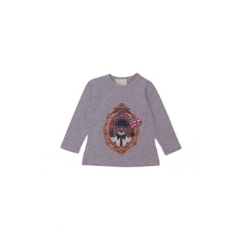 Bluza cu imprimeu britanic - fete -  32840