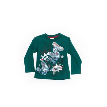 Bluza cu maneca lunga - Wooloo Mooloo - verde - 50740 - 92 cm - Verde