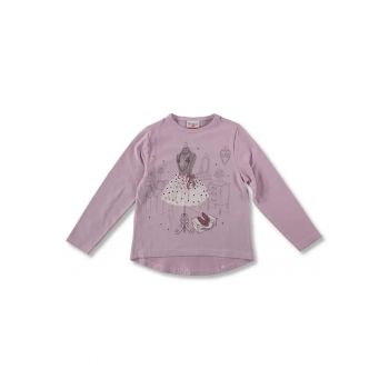 Bluza cu motiv printesa -  din bumbac - 21870-2