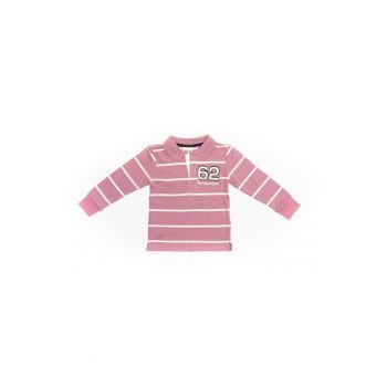 Bluza in dungi - baietei - 27720-2 - Roz -