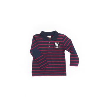 Bluza in dungi - baietei - 41730 - Bleumarin -