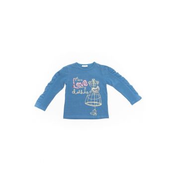Bluza incretita - fete -  Love My Clothes - 40820 - Albastru -