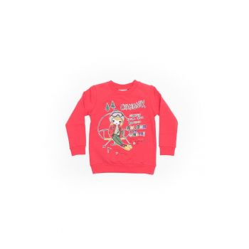 Bluza maneca lunga -  Skiers - roz - 20841 - Roz