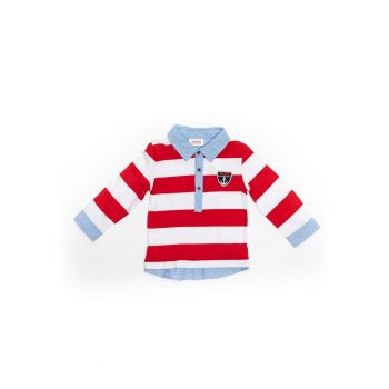 Bluza polo bebelusi - in dungi - 26130-2