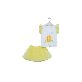 Compleu cu fustita din tulle -  2 piese - TKK7117