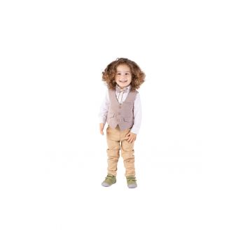 Costum elegant - baieti -  cu Vesta - 4 Piese - MY-5106