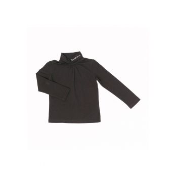 Helanca - din bumbac -  fete - 25810-2 - Negru -