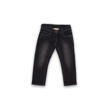 Pantaloni de blugi -  cu nasture - fete - 34842
