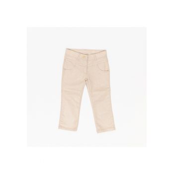 Pantaloni lungi fete -  10812 - Crem -