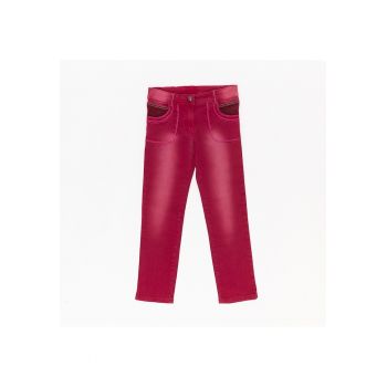 Pantaloni lungi fetite -  31822 - Fucsia -