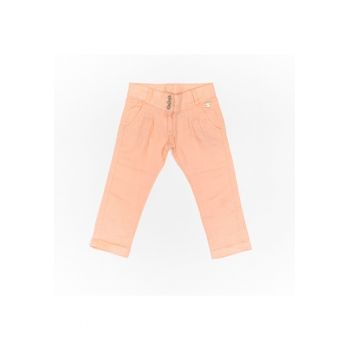Pantaloni lungi fetite -  din in - 50442-1