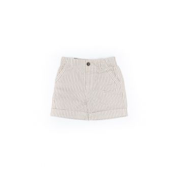 Pantaloni scurti bebelusi - cu dungi - 50132 - Crem -