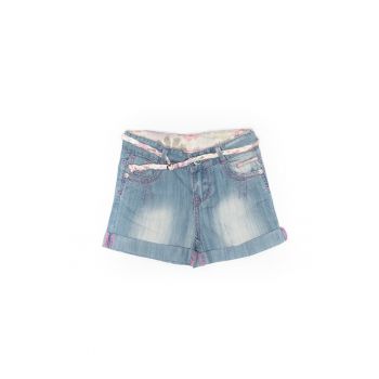 Pantaloni scurti de blugi -  cu curea - 34412