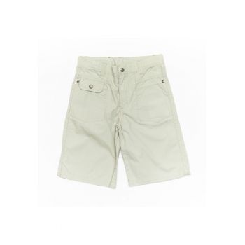 Pantaloni scurti din bumbac - baieti - 20322 - Crem -