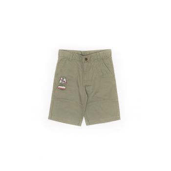 Pantaloni scurti din bumbac - cu capsa - baieti - 31322