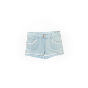Pantaloni scurti fetite -  53442 - Albastru -
