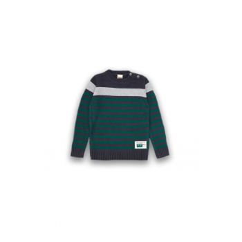 Pulover cu dungi - baieti - 50741-1 - Verde -
