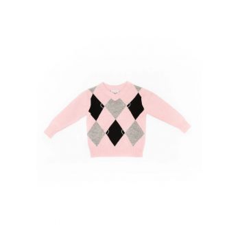 Pulover gros - fete -  21817 - Roz -
