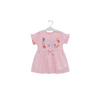 Rochita cu maneca scurta -  Love - ELB7051 - Alb - 86 cm