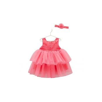 Rochita Eleganta cu Tulle -  Bentita Asortata - ELB7899