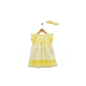 Rochita Fetite -  cu Crizanteme - JIK8152 - - Galben