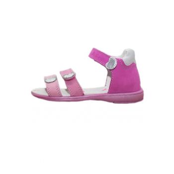 Sandale din Piele Roz -  pentru Fetite - Usoare - K03-3003 - Roz