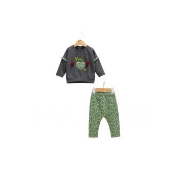 Trening -  Love You - 2 piese - bumbac - TKK7158 - Verde -