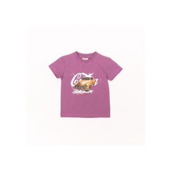 Tricou din bumbac - model masinuta - 35310