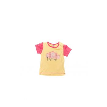 Tricou fete - JTSET1259 - Galben -