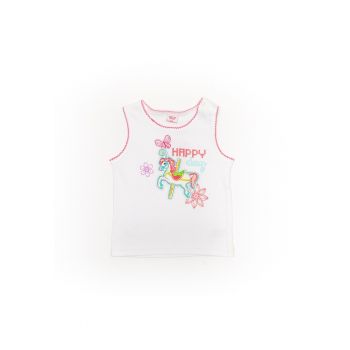 Tricou - fete - JVK1216 - Alb -