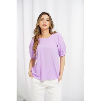 Bluza cu decolteu rotund Edith