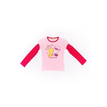 Bluza cu imprimeu - fete - GTJL4703 - Roz -
