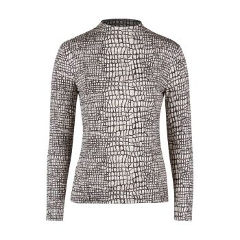 Bluza cu model piele de crocodil