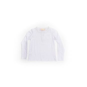 Bluza din bumbac -  cu nasturi - 52440 - Alb -